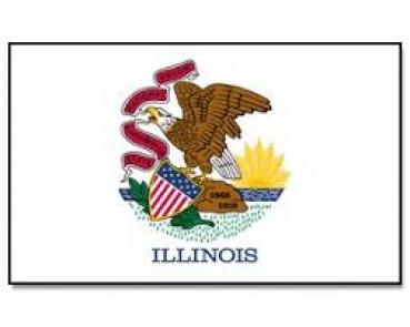 Fahne: US-Illinois
