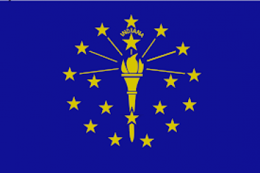 Fahne: US-Indiana