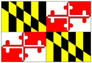 Fahne: US-Maryland