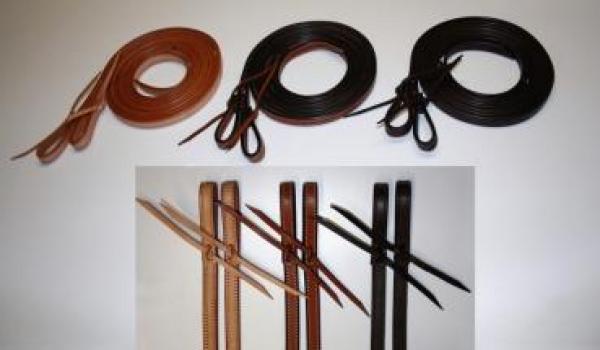 EE Tack  Fully Stitched Reins 5/8"