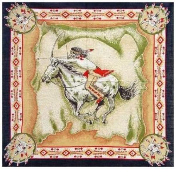 Bandana:  Indianer Beige